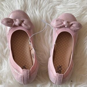 Pink Bow Kids Shoes